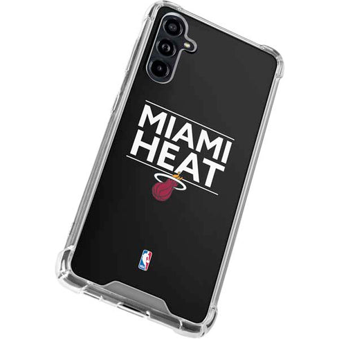NBA Miami Heat Standard - Black Galaxy A54 5G Clear Case