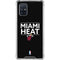 NBA Miami Heat Standard - Black Galaxy A71 5G Clear Case