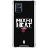 NBA Miami Heat Standard - Black Galaxy A71 5G Clear Case