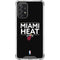 NBA Miami Heat Standard - Black Galaxy A72 5G Clear Case