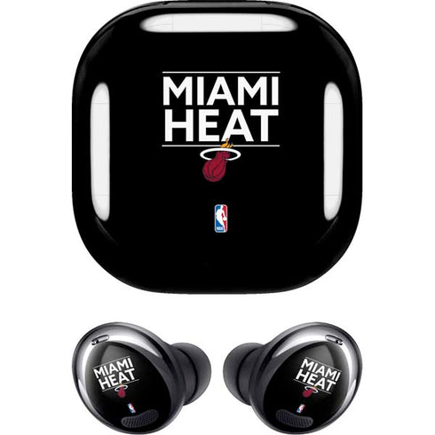 NBA Miami Heat Standard - Black Galaxy Buds Pro Skin