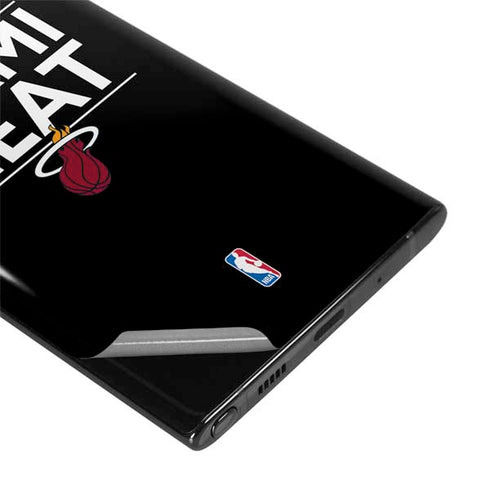 NBA Miami Heat Standard - Black Galaxy Note 10 Plus Skin