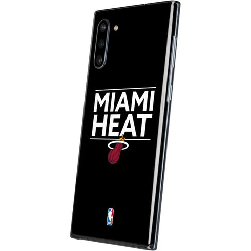 NBA Miami Heat Standard - Black Galaxy Note 10 Skin