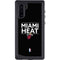 NBA Miami Heat Standard - Black Galaxy Note 10 Waterproof Case