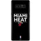 NBA Miami Heat Standard - Black Galaxy Note 8 Skin