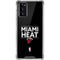 NBA Miami Heat Standard - Black Galaxy Note20 5G Clear Case