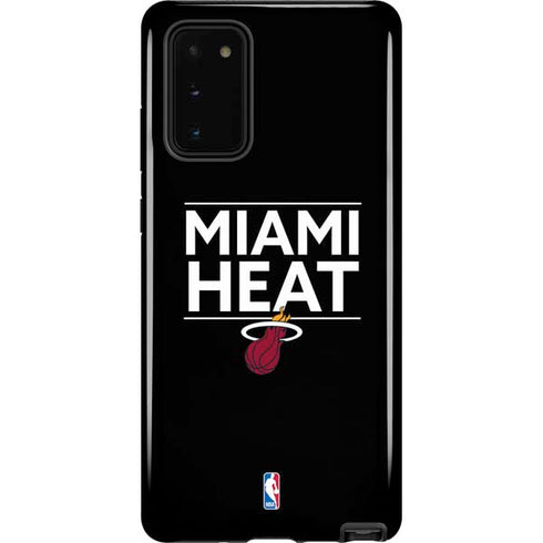 NBA Miami Heat Standard - Black Galaxy Note20 5G Pro Case