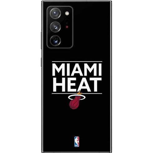 NBA Miami Heat Standard - Black Galaxy Note20 Ultra 5G Skin