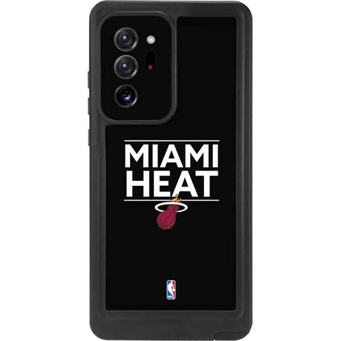 NBA Miami Heat Standard - Black Galaxy Note20 Ultra 5G Waterproof Case