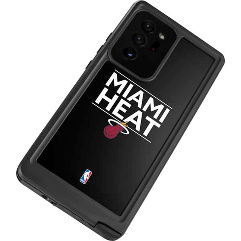 NBA Miami Heat Standard - Black Galaxy Note20 Ultra 5G Waterproof Case