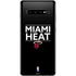 NBA Miami Heat Standard - Black Galaxy S10 Plus Skin
