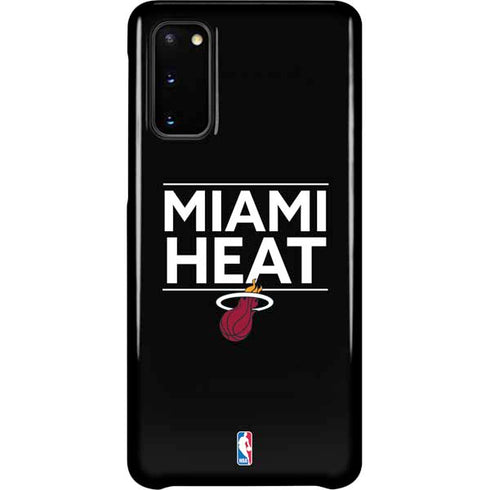 NBA Miami Heat Standard - Black Galaxy S20 Lite Case