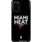 NBA Miami Heat Standard - Black Galaxy S20 Plus Pro Case
