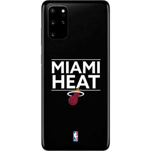 NBA Miami Heat Standard - Black Galaxy S20 Plus Skin