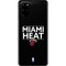 NBA Miami Heat Standard - Black Galaxy S20 Plus Skin