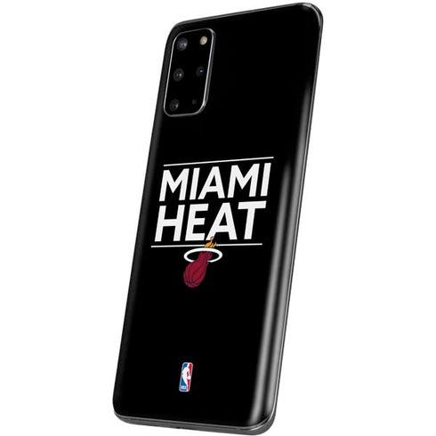 NBA Miami Heat Standard - Black Galaxy S20 Plus Skin