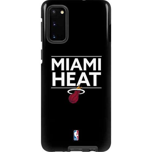 NBA Miami Heat Standard - Black Galaxy S20 Pro Case