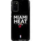 NBA Miami Heat Standard - Black Galaxy S20 Pro Case