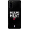 NBA Miami Heat Standard - Black Galaxy S20 Skin