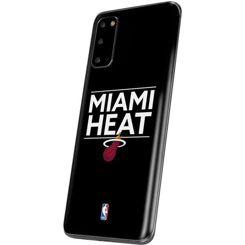 NBA Miami Heat Standard - Black Galaxy S20 Skin
