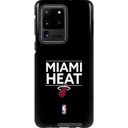 NBA Miami Heat Standard - Black Galaxy S20 Ultra 5G Pro Case