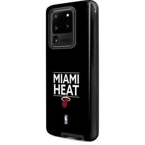 NBA Miami Heat Standard - Black Galaxy S20 Ultra 5G Pro Case