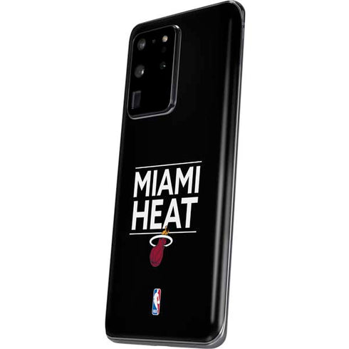 NBA Miami Heat Standard - Black Galaxy S20 Ultra 5G Skin