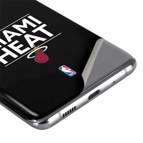 NBA Miami Heat Standard - Black Galaxy S20 Ultra 5G Skin