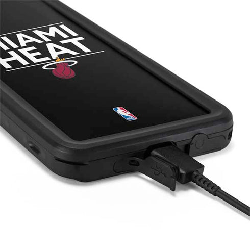 NBA Miami Heat Standard - Black Galaxy S20 Waterproof Case