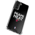 NBA Miami Heat Standard - Black Galaxy S21 5G Clear Case