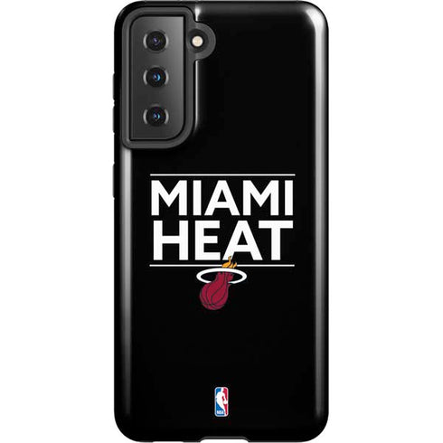 NBA Miami Heat Standard - Black Galaxy S21 5G Pro Case