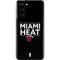 NBA Miami Heat Standard - Black Galaxy S21 5G Skin