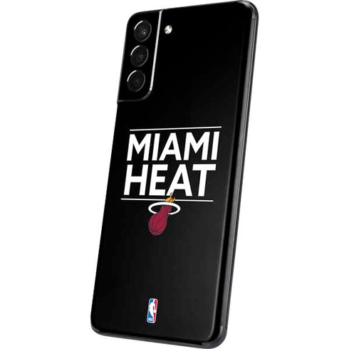 NBA Miami Heat Standard - Black Galaxy S21 5G Skin