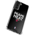 NBA Miami Heat Standard - Black Galaxy S21 FE Clear Case