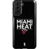 NBA Miami Heat Standard - Black Galaxy S21 FE Pro Case