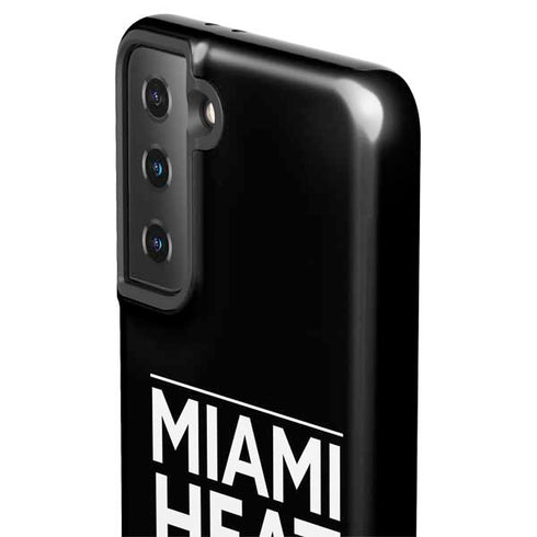 NBA Miami Heat Standard - Black Galaxy S21 FE Pro Case