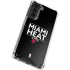 NBA Miami Heat Standard - Black Galaxy S21 Plus 5G Clear Case