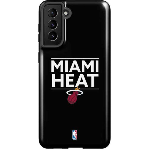 NBA Miami Heat Standard - Black Galaxy S21 Plus 5G Pro Case