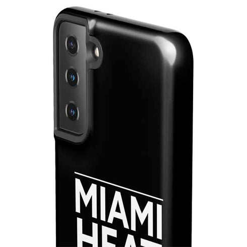 NBA Miami Heat Standard - Black Galaxy S21 Plus 5G Pro Case