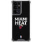 NBA Miami Heat Standard - Black Galaxy S21 Ultra 5G Clear Case