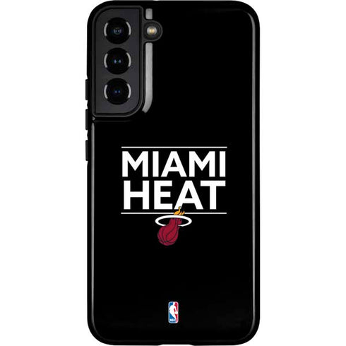 NBA Miami Heat Standard - Black Galaxy S22 Plus Pro Case