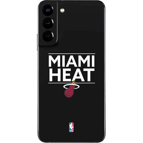 NBA Miami Heat Standard - Black Galaxy S22 Plus Skin