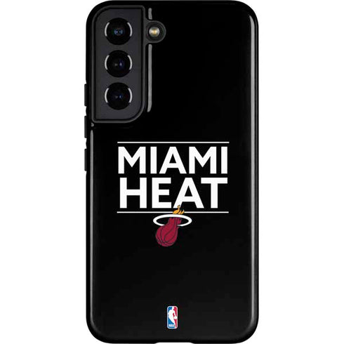 NBA Miami Heat Standard - Black Galaxy S22 Pro Case