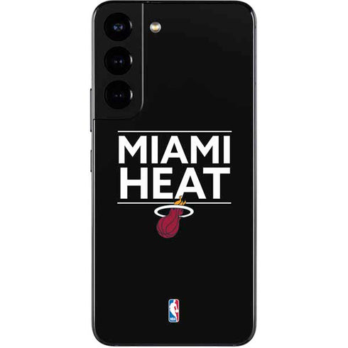 NBA Miami Heat Standard - Black Galaxy S22 Skin