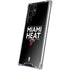 NBA Miami Heat Standard - Black Galaxy S22 Ultra Clear Case
