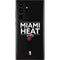 NBA Miami Heat Standard - Black Galaxy S22 Ultra Skin