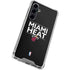 NBA Miami Heat Standard - Black Galaxy S23 FE Clear Case
