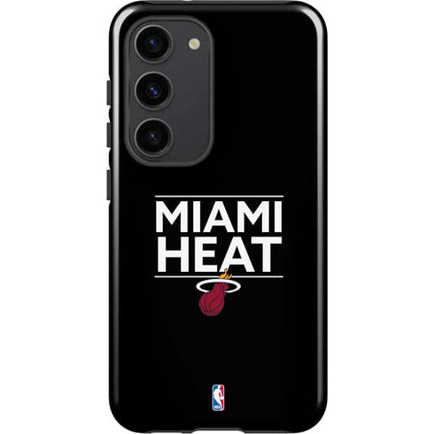 NBA Miami Heat Standard - Black Galaxy S23 Pro Case