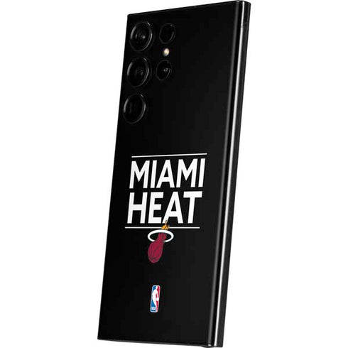 NBA Miami Heat Standard - Black Galaxy S23 Ultra Skin