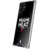 NBA Miami Heat Standard - Black Galaxy S24 Ultra Clear Case